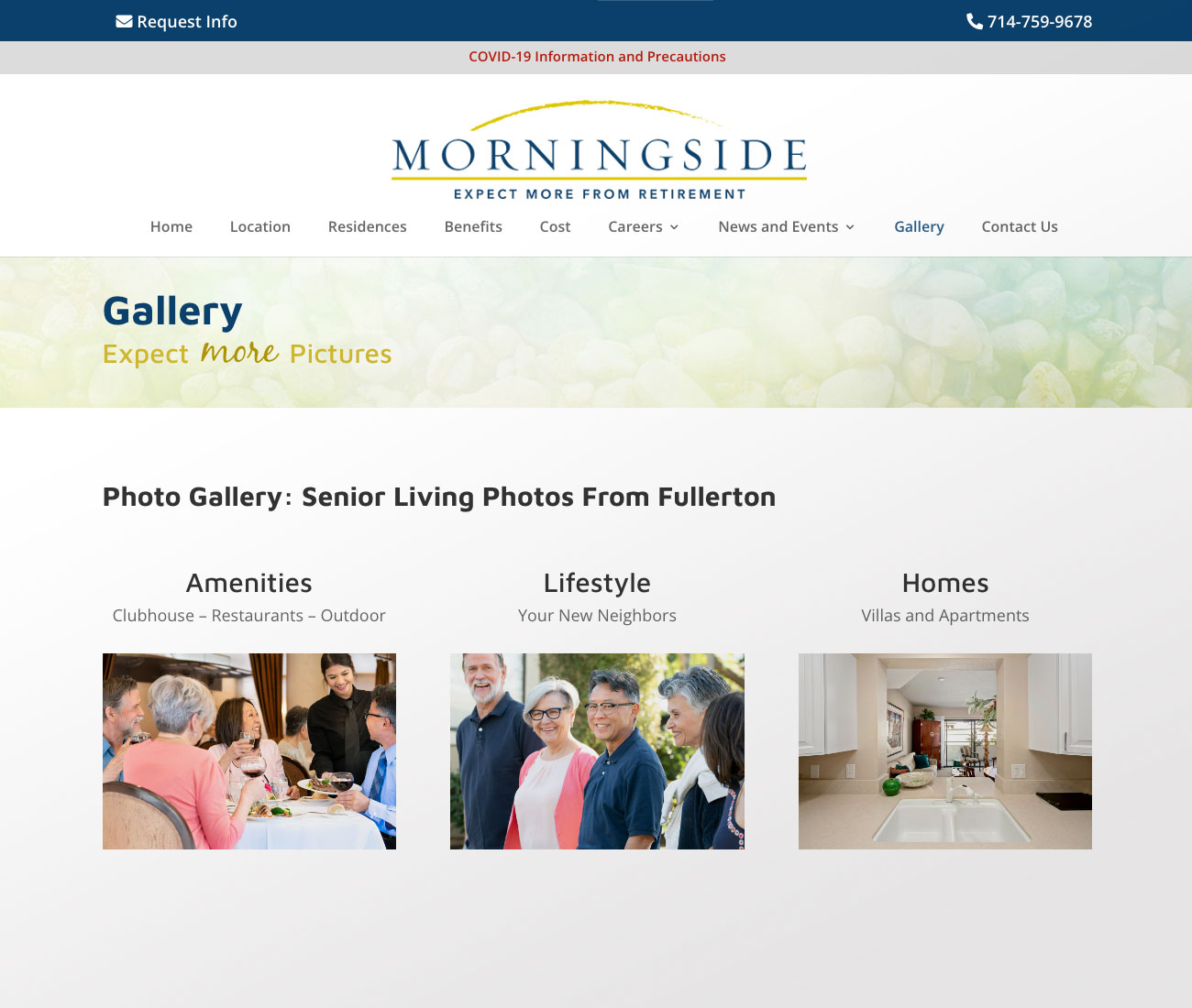 Senior Living website Photo Gallery